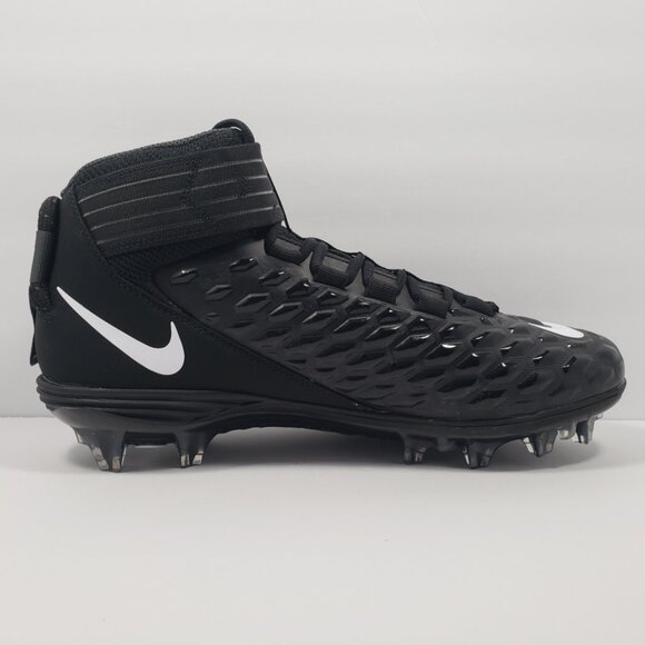 Nike Force Savage Pro 2 Black White Men's Size 11.5 Football Cleats AH4000-002 - Picture 7 of 13